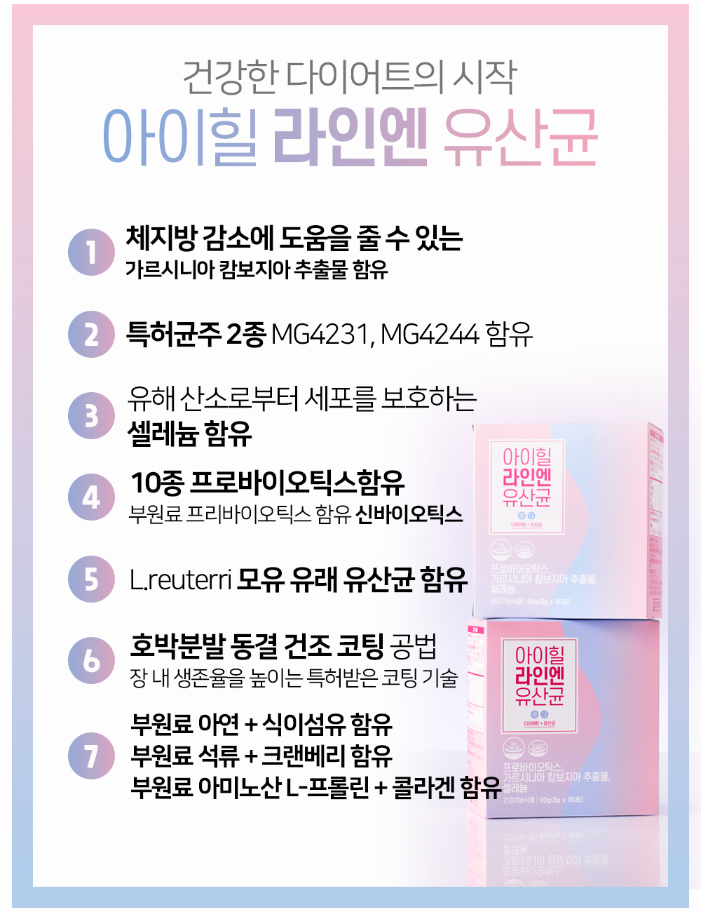 아이힐 라인엔 유산균 상세페이지 2