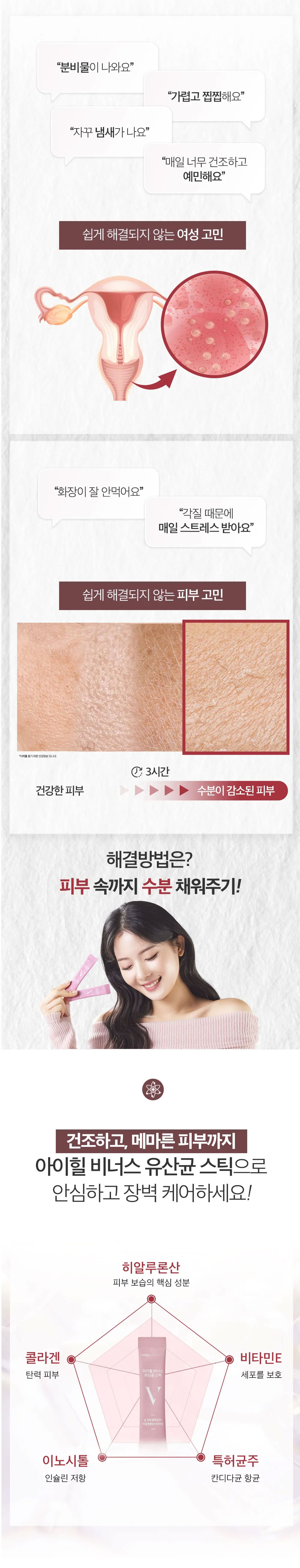 아이힐 비너스 유산균 스틱 상세페이지 2